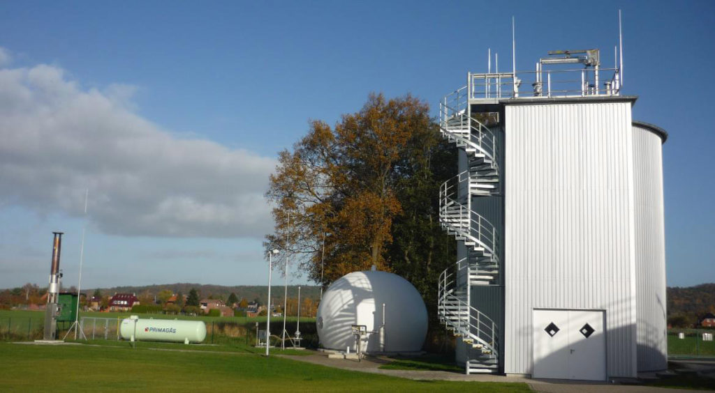 Neubau BHKW als Mikrogasturbine mit Gebäude auf dem Klärwerk Marschacht