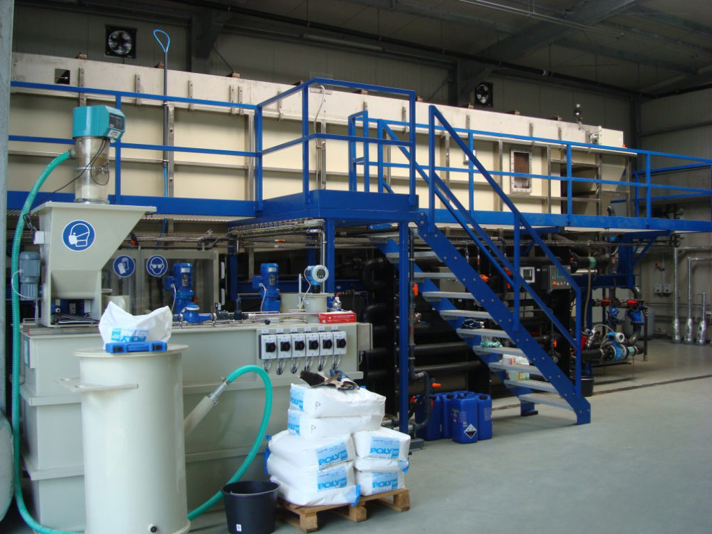 Neubau einer Druckentspannungsflotation zur Vorbehandlung von Schlachthofabwasser auf der Kläranlage Perleberg